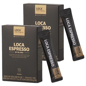 로카에스프레소 오리지널 액상커피스틱, 15ml, 10개입, 2개