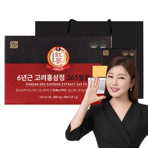 정원삼 6년근 고려홍삼정 365필름 60p, 14.1g, 1개