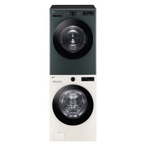 LG전자 트롬 오브제컬렉션 드럼세탁기 FG21EN + 건조기 RG19GN 21kg + 19kg 방문설치