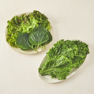 친환경 적상추+청상추+깻잎, 200g, 1개