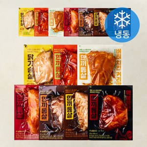 한끼통살 소스 통살 닭가슴살 7종 x 2개입 세트 1400g (냉동)