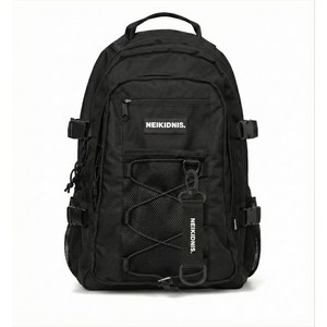 네이키드니스 남녀공용 메쉬 스트링 백팩 블랙
