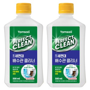 탐사 퍼펙트클린 겔타입 배수관 세정제 부식방지성분 함유, 500ml, 2개
