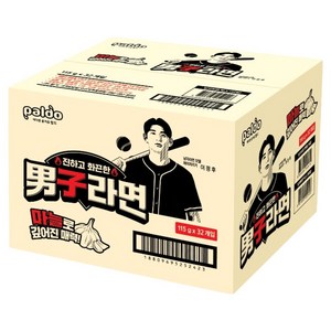 팔도 남자라면 115g, 32개, (4개입 X 8팩)
