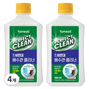 탐사 퍼펙트클린 겔타입 배수관 세정제 부식방지성분 함유, 500ml, 4개