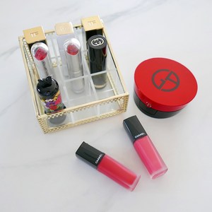 주앤지 프레임 9구 립스틱 꽂이 정리함, 10.5 x 10...., 골드, 1개