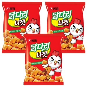 농심닭다리 너겟 후라이드 치킨맛, 130g, 3개