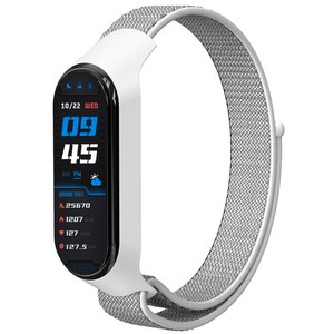 누아트 샤오미 미밴드 5/6/7 스포츠루프 밴드 스트랩