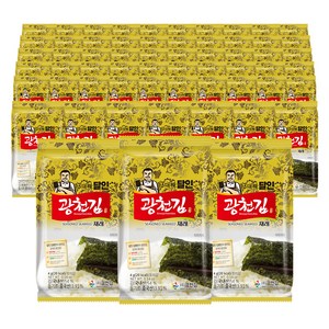 광천김 3대째 달인 재래 도시락김, 80g, 3개