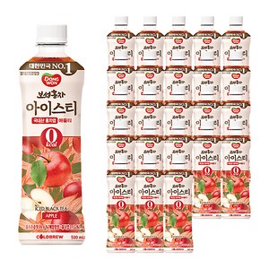 동원보성홍차 아이스티 애플 제로, 500ml, 24개