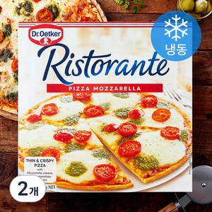 리스토란테 모짜렐라 피자 (냉동), 355g, 1개입, 2개