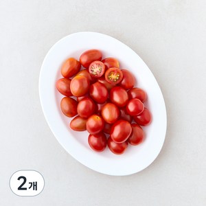 스윗마토 스테비아 망고향 대추방울토마토, 450g, 2개