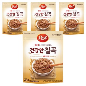 포스트 건강한칠곡 시리얼, 450g, 4개