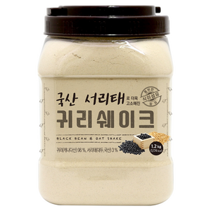 태광선식 서리태로 더욱 고소해진 귀리쉐이크, 1.2kg, 1개