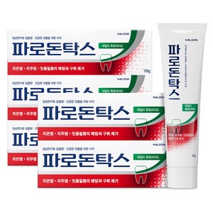 파로돈탁스 데일리 후로라이드 치약, 100g, 5개