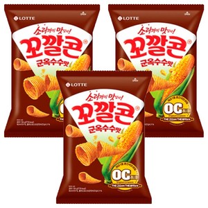 꼬깔콘 군옥수수맛, 134g, 3개