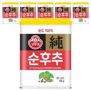 오뚜기 순후추, 100g, 6개