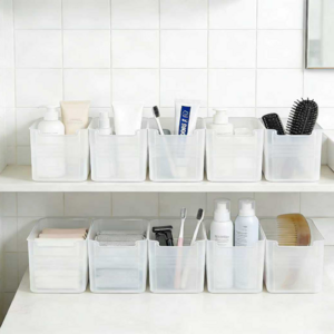 프란다스 다용도 수납 정리함, 반투명, 10개