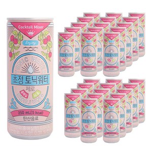초정토닉워터 제로 홍매실 시소, 250ml, 30개