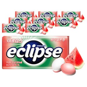 이클립스 워터멜론 하드캔디, 30g, 9개