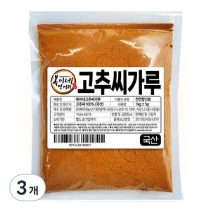 복이네먹거리 고추씨가루, 3개, 1kg