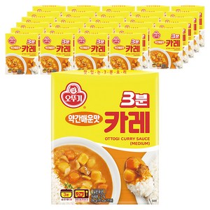 오뚜기3분 카레 약간매운맛, 200g, 30개