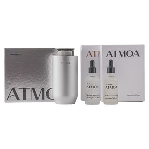 벤딕트 애트모어 차량용 전자 디퓨저 본체 + 50ml 리필 더블 패키지세트, 포레, 1세트