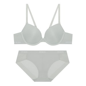 게스언더웨어 플랫 에어로쿨 브라 + 팬티 세트