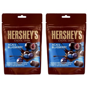 허쉬 아사이 앤드 블루베리 다크초콜릿, 100g, 2개