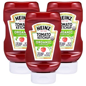 하인즈 유기농 토마토케찹, 397g, 3개