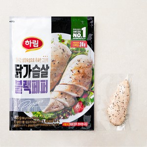 하림 닭가슴살 블랙페퍼 8개입, 800g, 1개