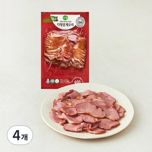 다향 1등급 훈제 오리 슬라이스, 600g, 4개