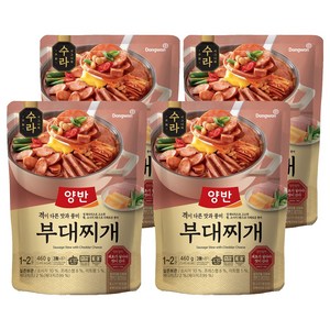 양반 수라 부대찌개, 460g, 4개