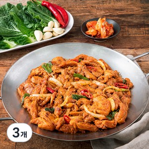 쉐프 파트너 더 맛있는 춘천식 닭갈비 (냉장), 1kg, 3개