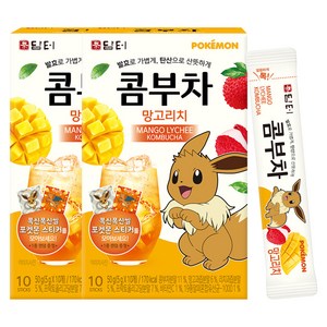 담터 포켓몬 콤부차 망고리치