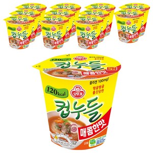 오뚜기 컵누들 매콤한 맛 37.8g, 12개