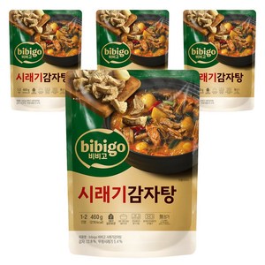 비비고 시래기 감자탕, 460g, 4개