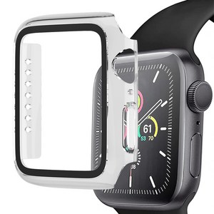 디지지 애플워치 호환 풀커버 강화유리 액정보호 케이스
