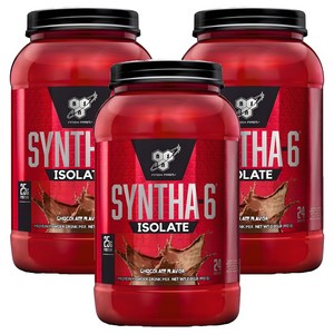 신타6 아이솔레이트 초코맛 단백질 파우더, 912g, 3개