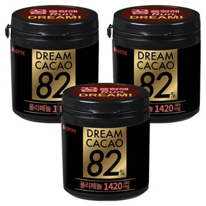 롯데웰푸드 드림카카오 82%, 86g, 3개
