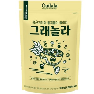 엄마사랑 국산귀리와 통곡물이 들어간 그래놀라, 300g, 1개