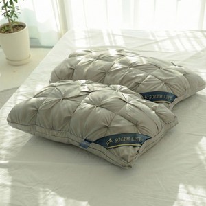 송림라이프 빨아쓰는 푹신한 숙면 베개 + 베개솜