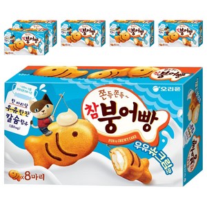 오리온 참붕어빵 우유슈크림맛 8p, 232g, 6개