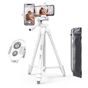 셀루미 136cm 고강성 하이 퍼포먼스 삼각대 화이트 + 리모컨 화이트 풀세트
