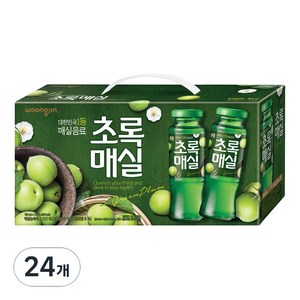 초록매실 주스선물세트, 180ml, 24개