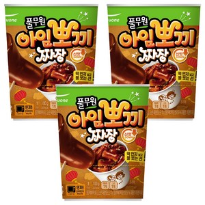 풀무원 아임뽀끼 짜장 떡볶이, 100g, 3개