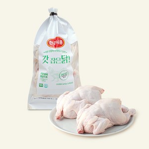 무항생제 인증 갓잡은 통닭 11호 (냉장) 1.051kg 2개