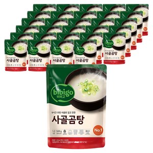 비비고 사골곰탕, 500g, 36개