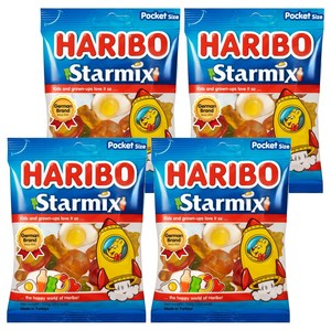 하리보 스타믹스 젤리 포켓, 100g, 4개