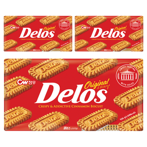 청우식품 델로스 오리지날 쿠키, 630g, 3개